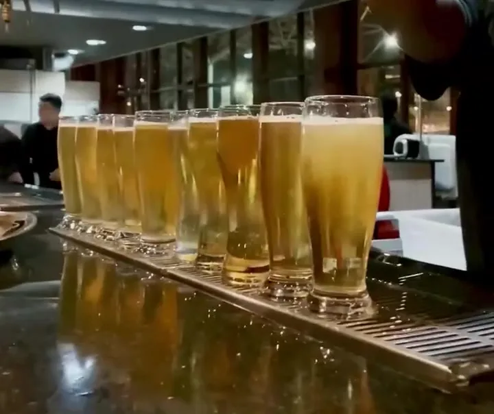 A rodada de chope